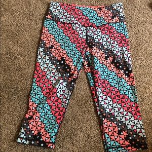 VICTORIA SPORT CROPPED LEGGINGS- SMALL